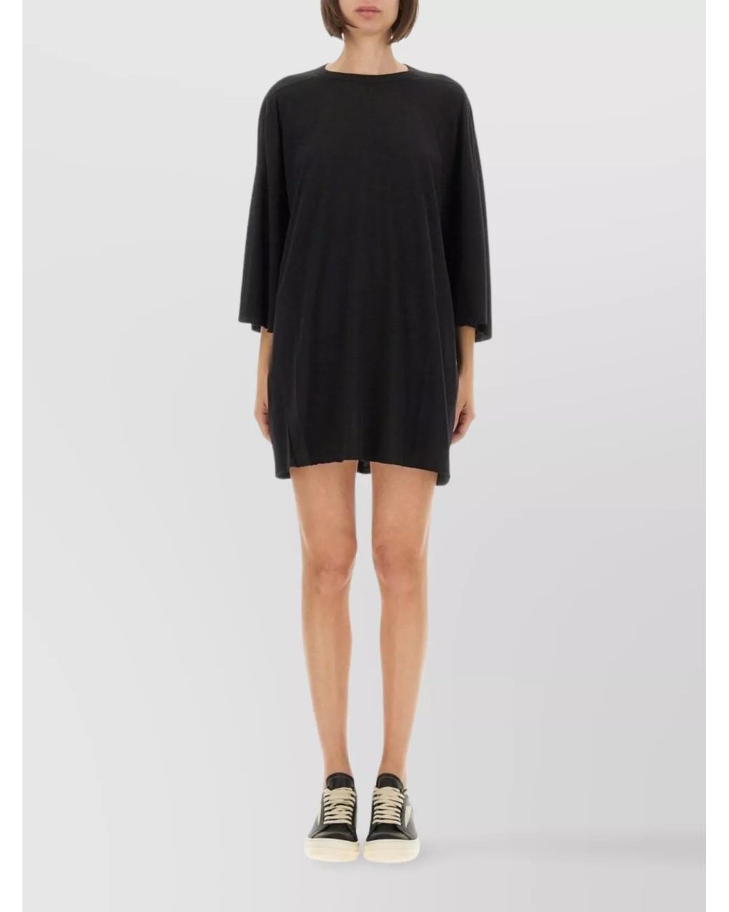 Rick Owens Black Oversized T-Shirt