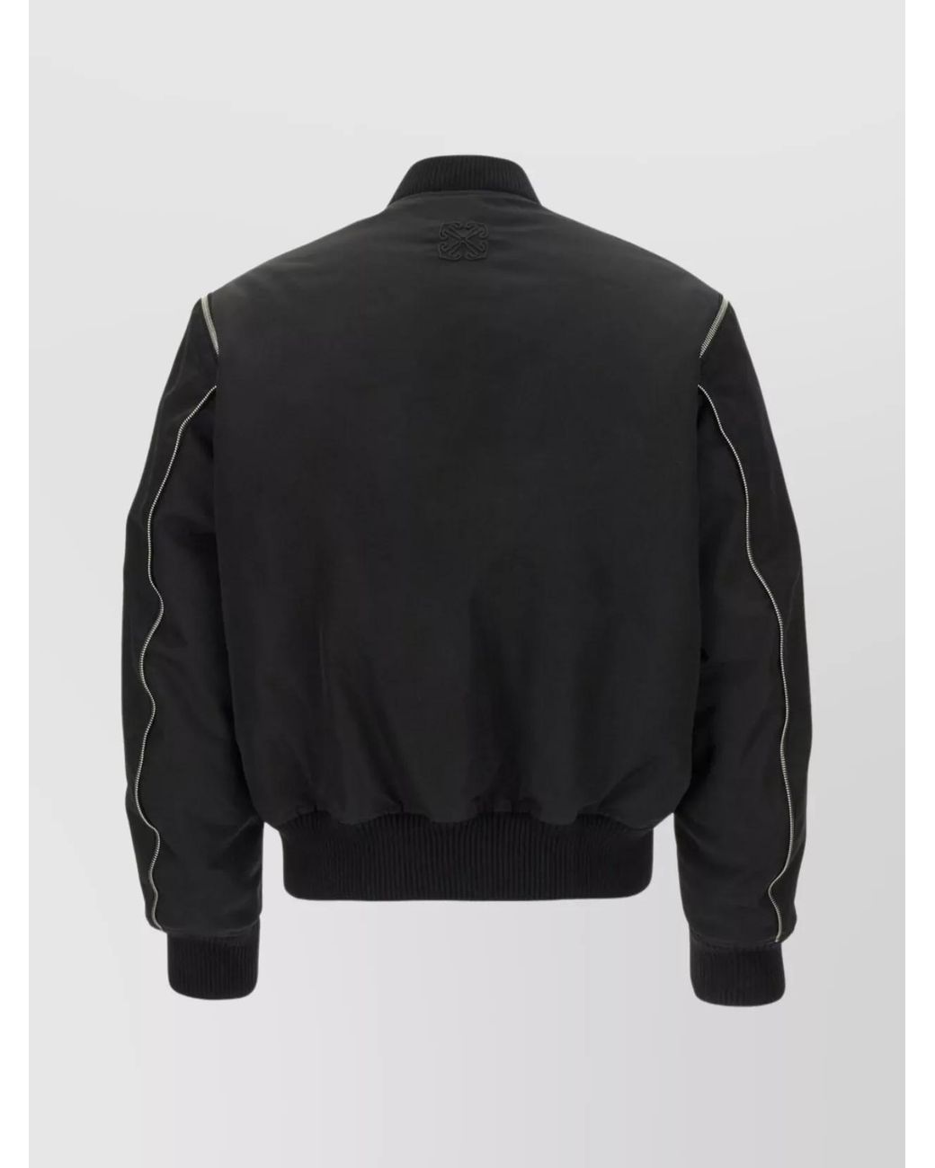Off-White c/o Virgil Abloh Black Nylon Padded Bomber Jacket for men