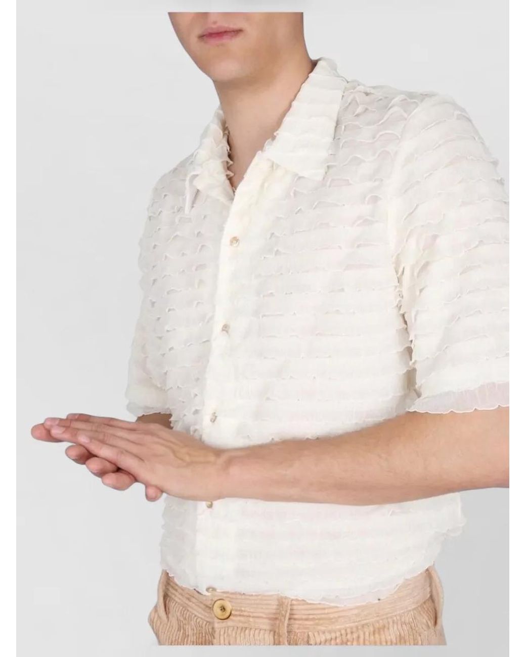 Séfr White Long-Sleeve Shirt for men