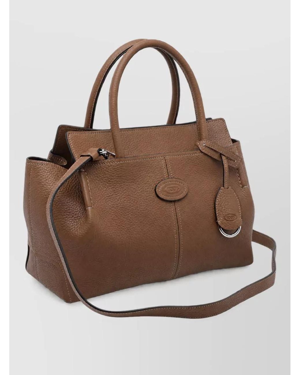 Tod's Brown Bucket Small Leather Shoulder Bag