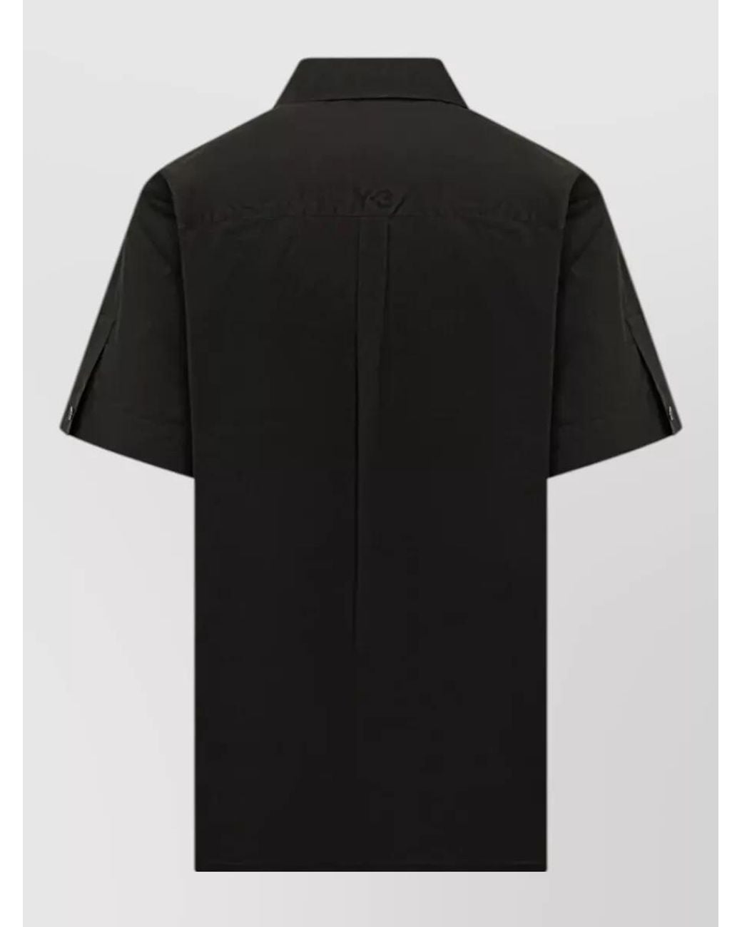 Y-3 Black Short-Sleeve Shirt for men