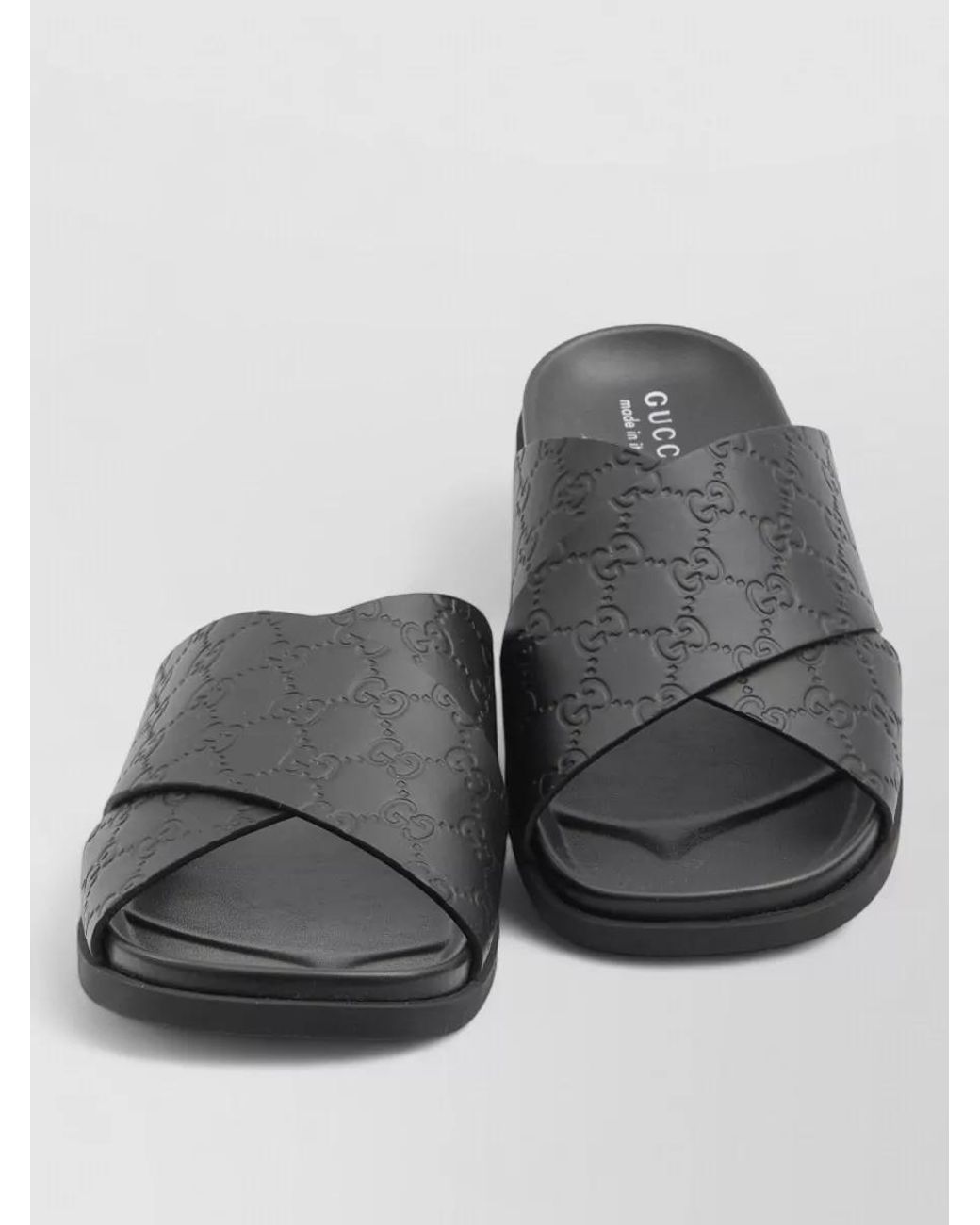 Gucci Multicolor Leather Slide Sandals for men
