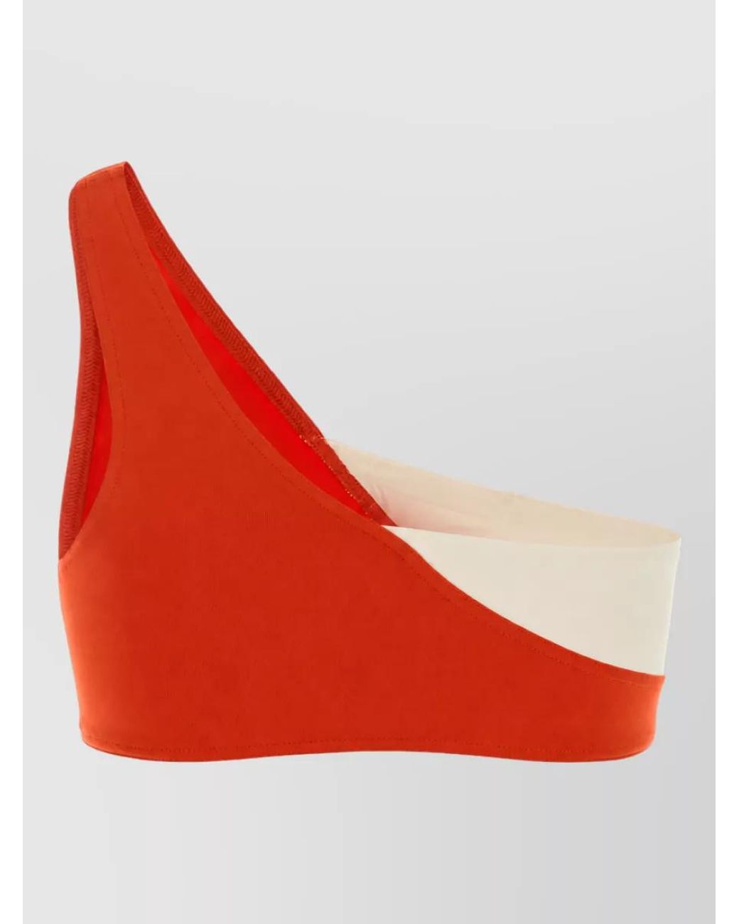 Eres Red Stretch Nylon Bikini Top