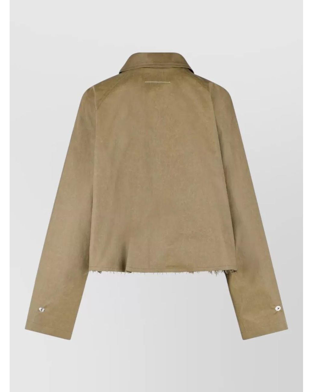 MM6 by Maison Margiela Natural Single Breasted Coat