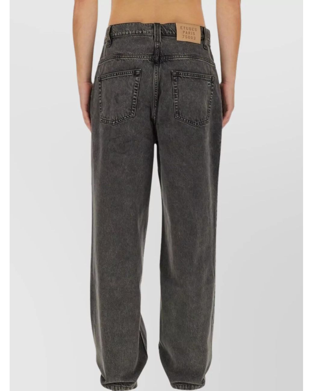 Etudes Studio Gray Wide-Leg Denim Jeans for men
