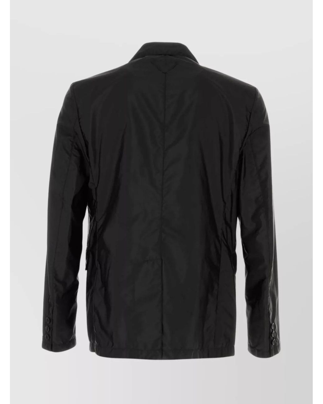 Prada Black Recycled Nylon Blazer for men