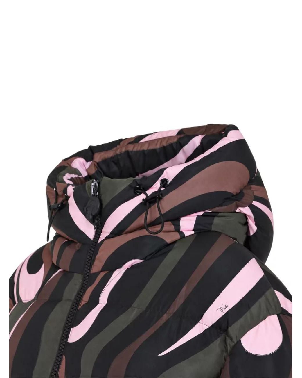 Emilio Pucci Multicolor Down Puffer Jacket