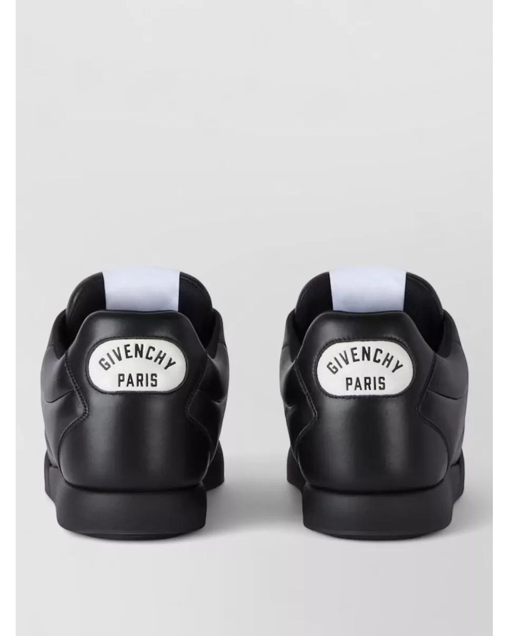Givenchy Black Leather Low-Top Sneakers for men