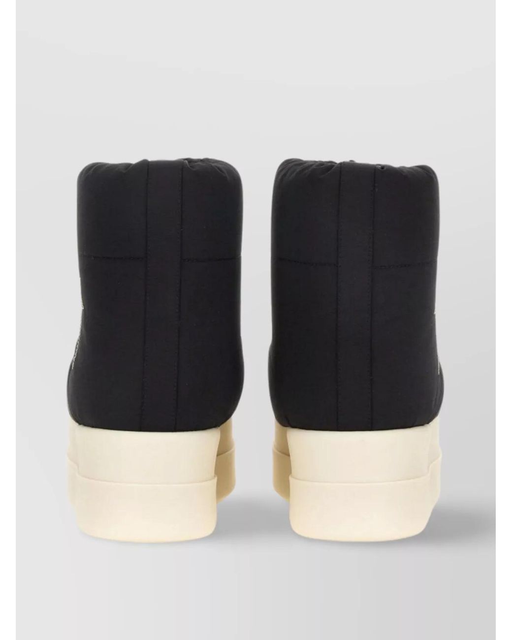 Rick Owens Black Padded Boots