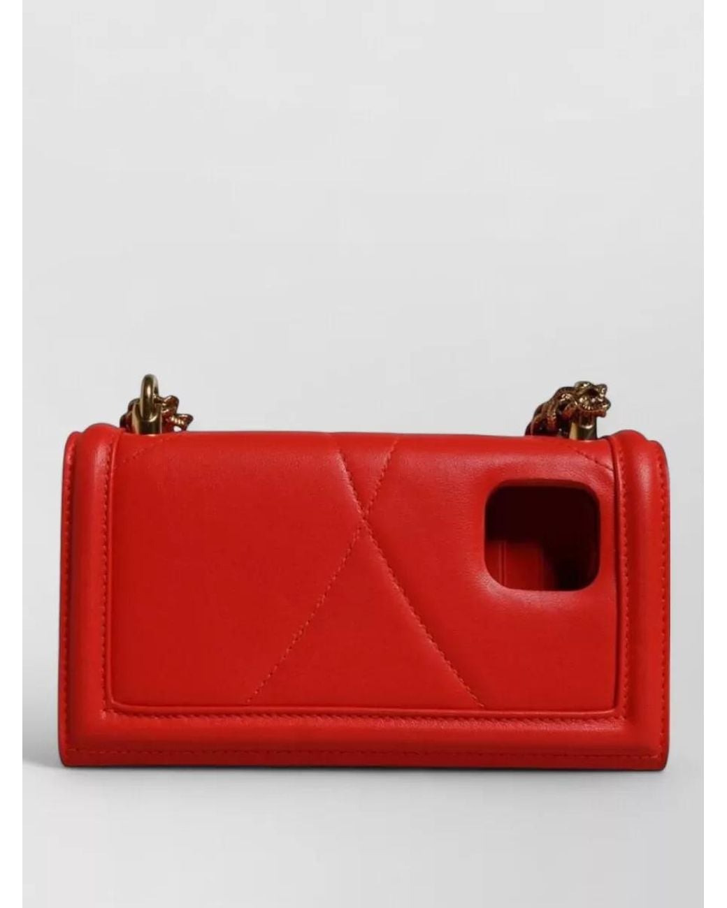 Dolce & Gabbana Red Devotion Quilted Leather Shoulder Bag