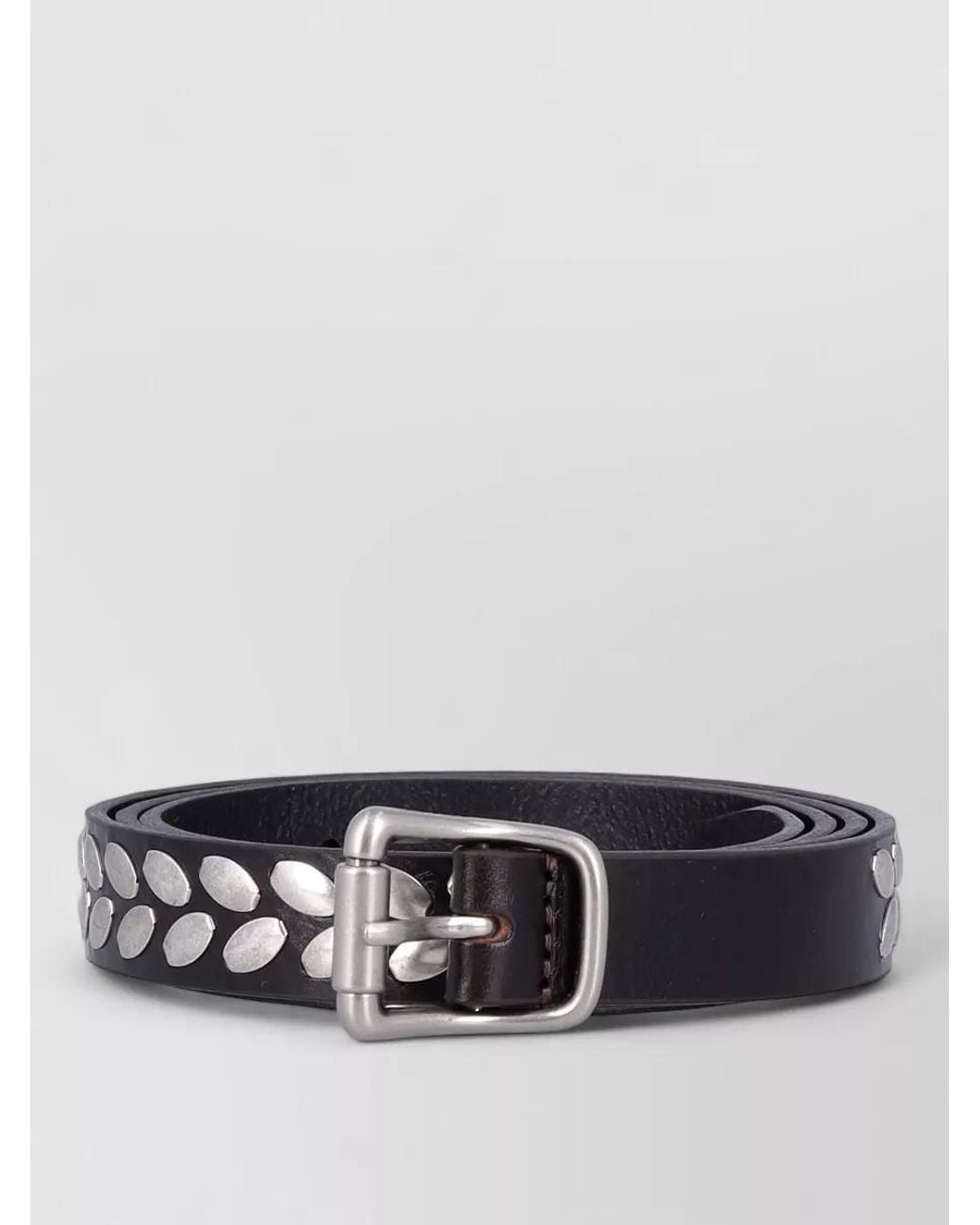 Lemaire Multicolor Leather Studded Belt for men