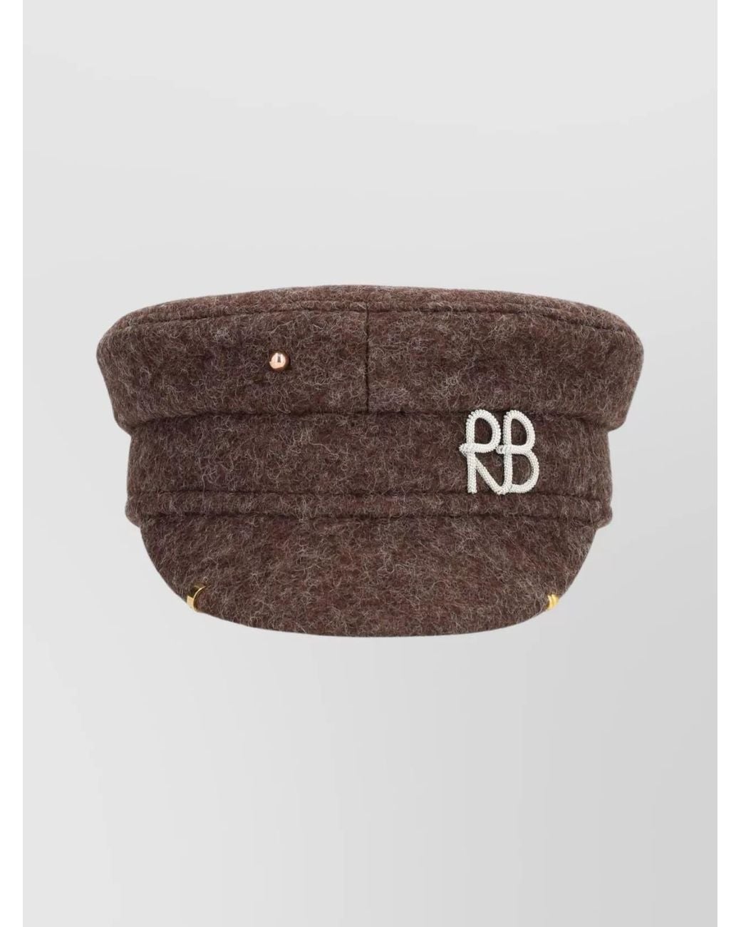 Ruslan Baginskiy Brown Wool Baker Boy Cap
