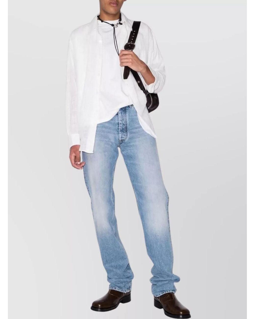Our Legacy White Cotton Relaxed-Fit Short-Sleeve T-Shirt for men