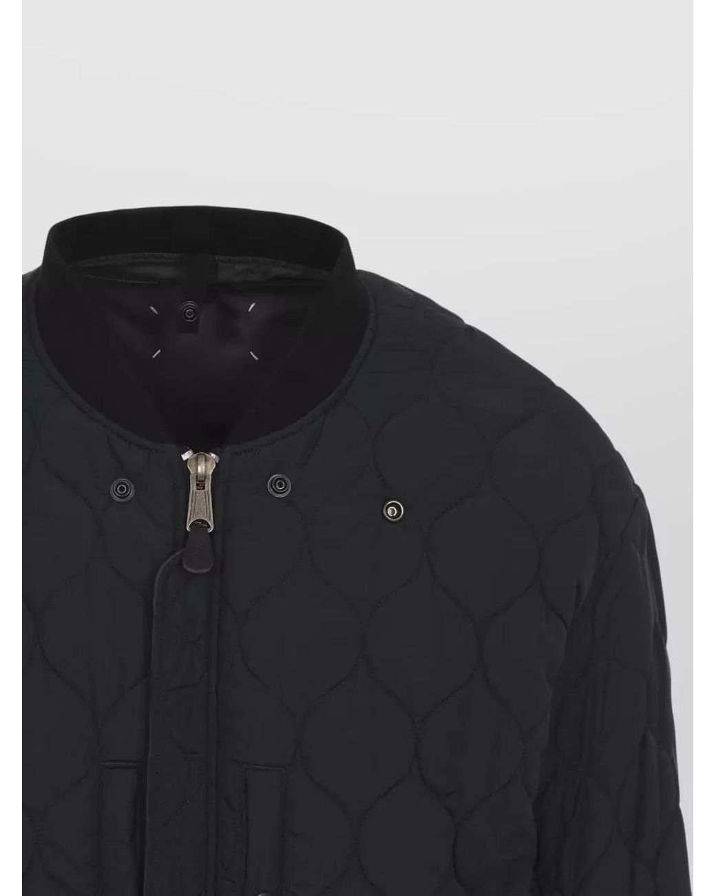 Maison Margiela Black Quilted Reversible Puffer Jacket for men
