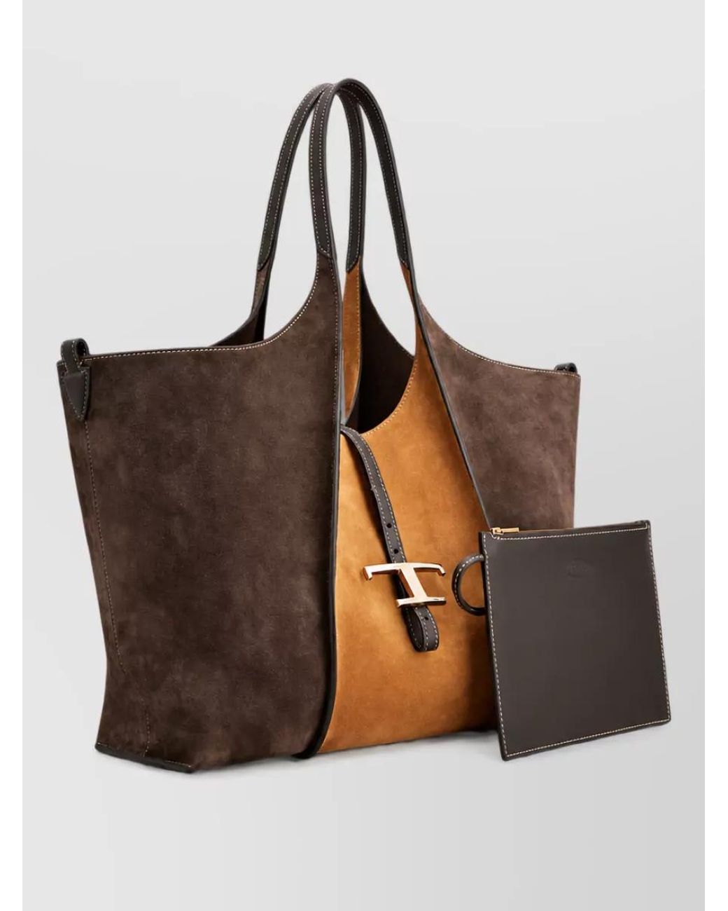 Tod's Brown Leather Tote Bag