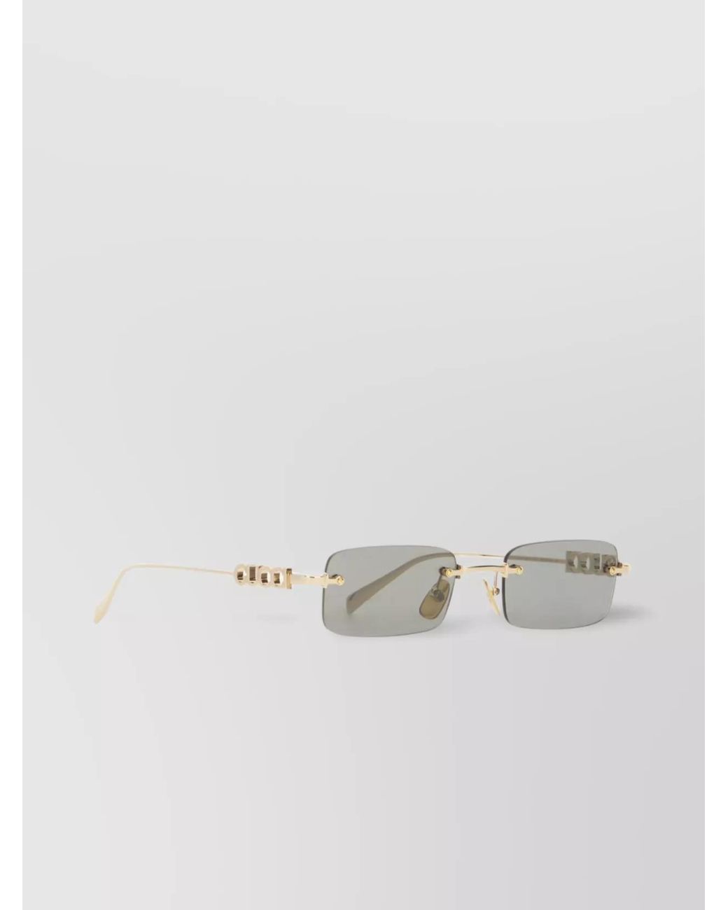 Gucci Multicolor Rectangular Lenses Metal Sunglasses