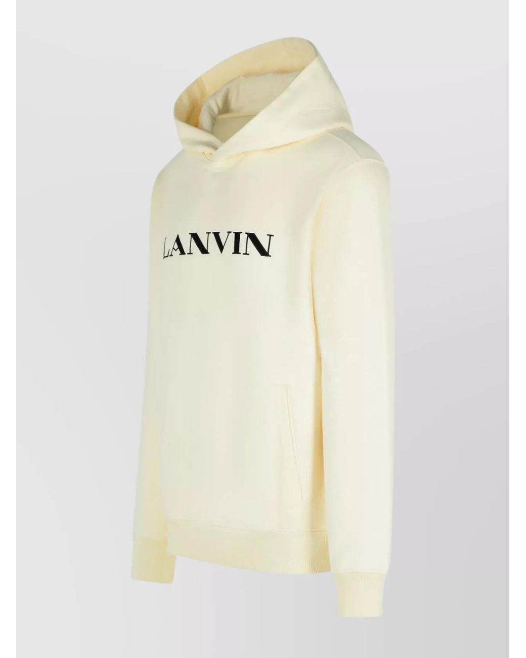 Lanvin Natural Cotton Hoodie for men