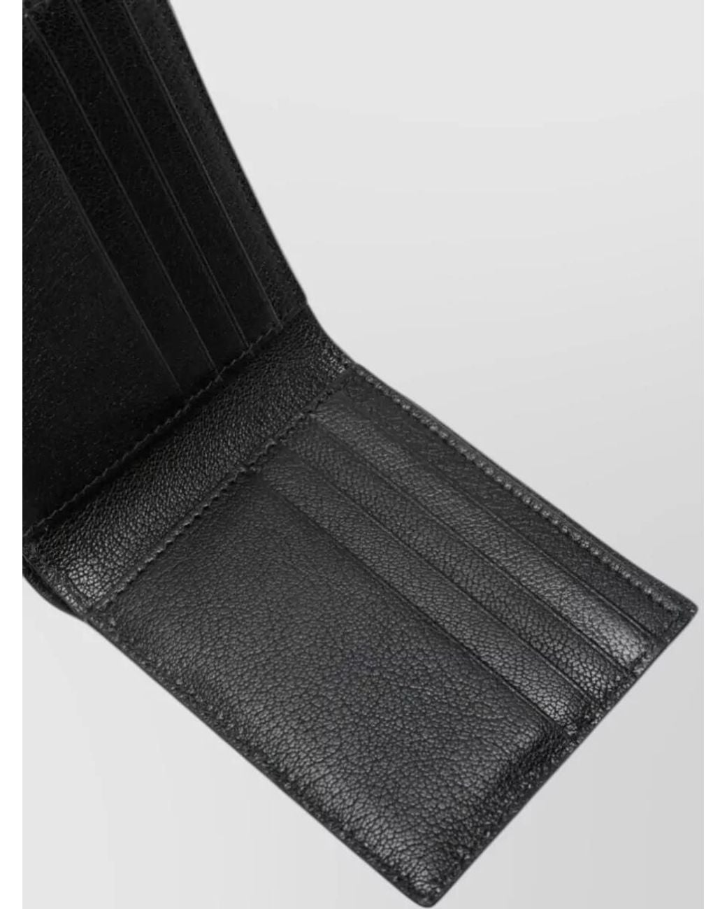 Tom Ford Black Grain Leather Bifold Wallet for men
