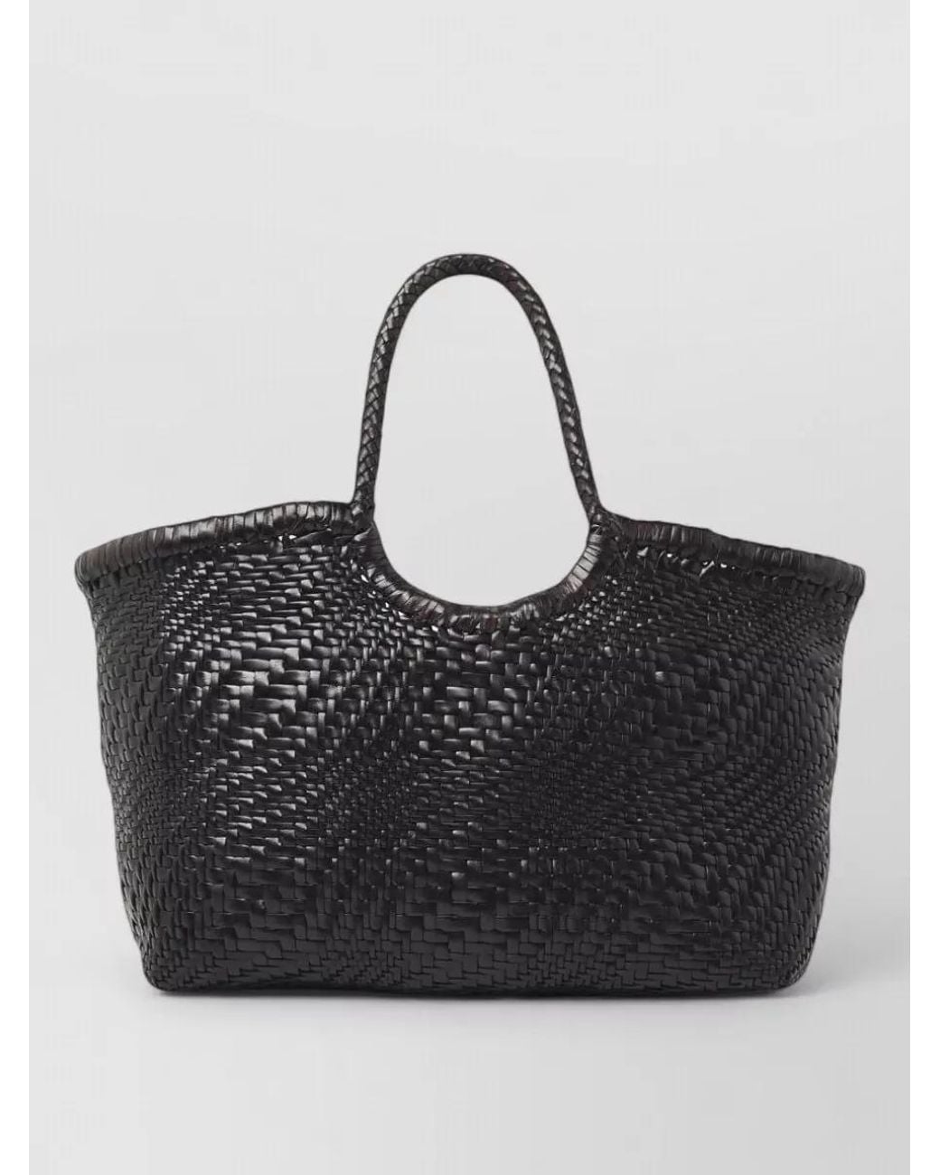 Dragon Diffusion Black Nantucket Big Leather Tote Bag