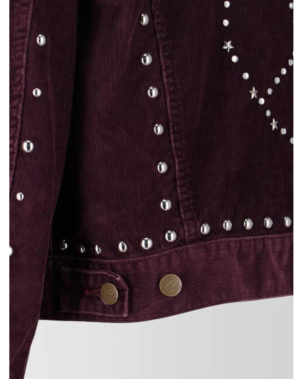 Needles Purple Corduroy Blazer for men