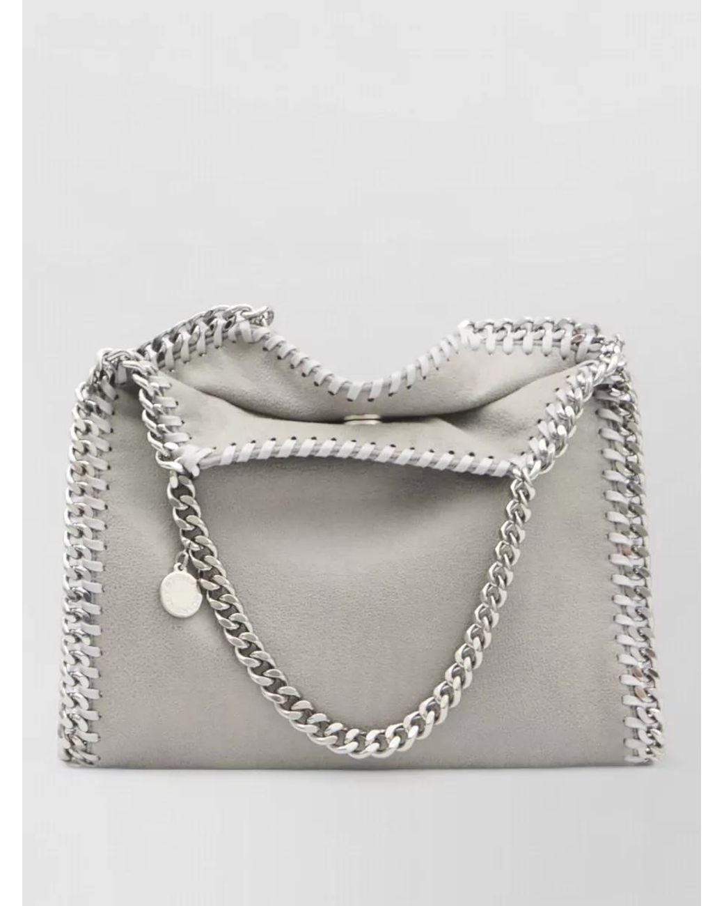 Stella McCartney Gray Falabella Mini Shoulder Bag