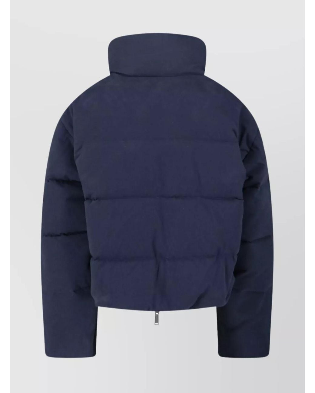 DSquared² Blue Modern Padded Jacket High Collar for men