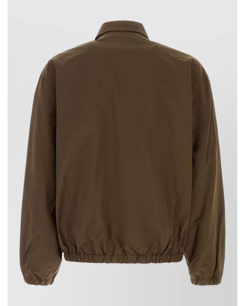 Prada Brown Single-Breasted Coat for men