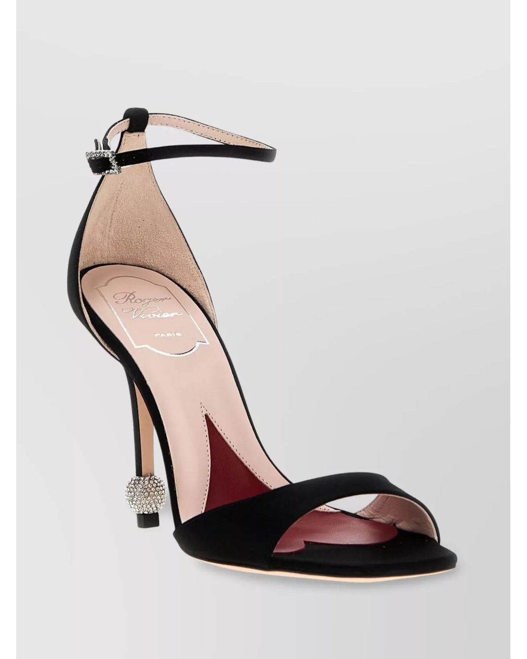 Roger Vivier White Silk Sandals
