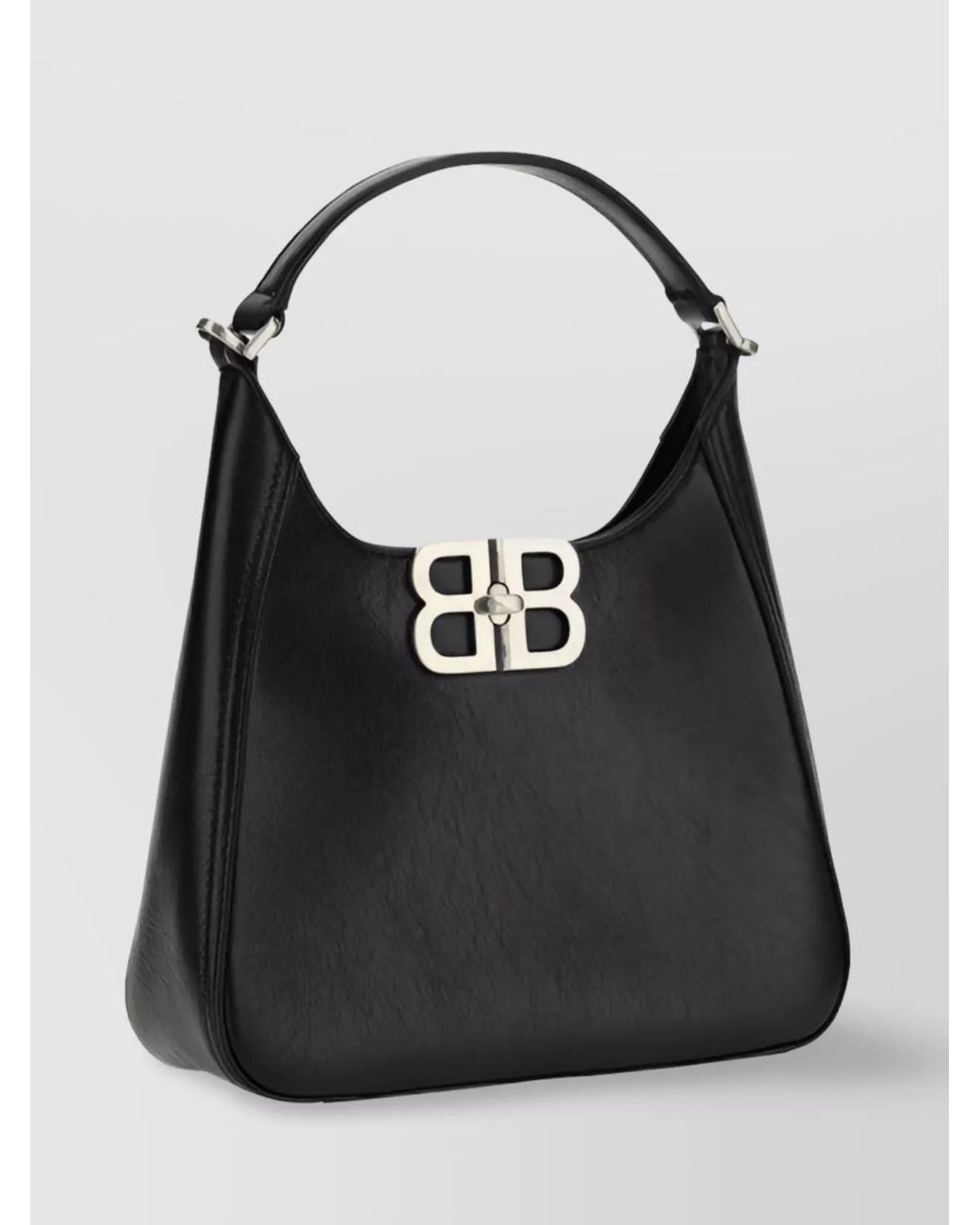 Balenciaga Black Bb Soft Small Leather Shoulder Bag