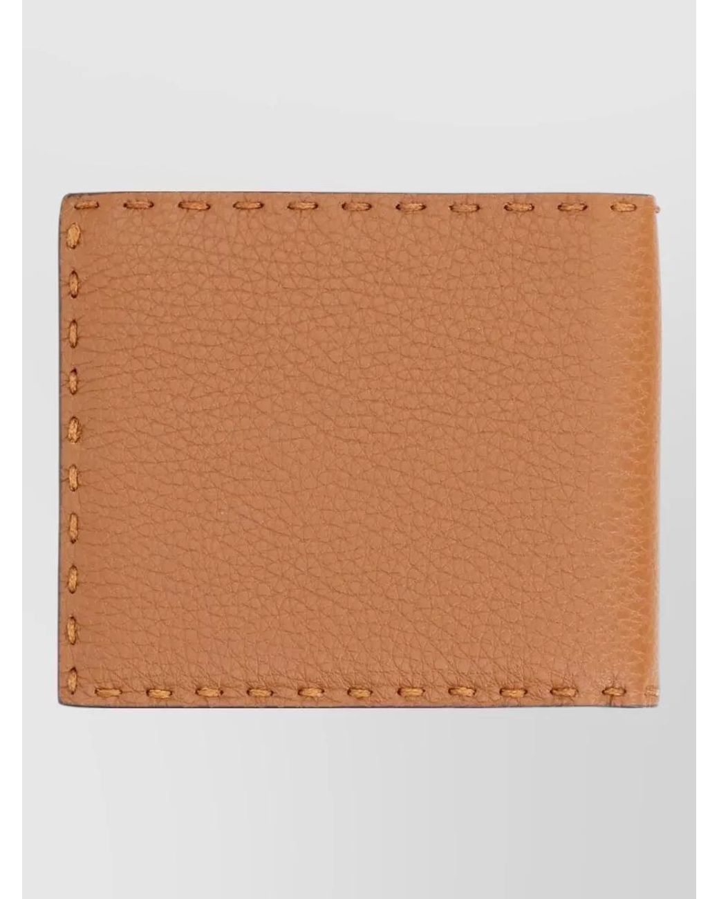 Fendi Brown Leather Wallet for men