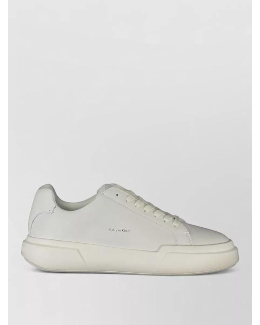 Calvin Klein Multicolor Leather Lace-Up Sneakers
