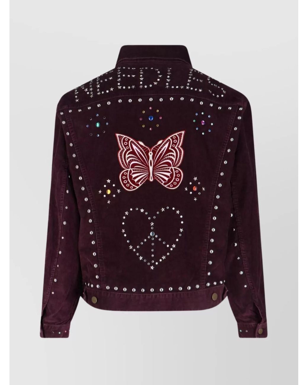 Needles Purple Corduroy Blazer for men