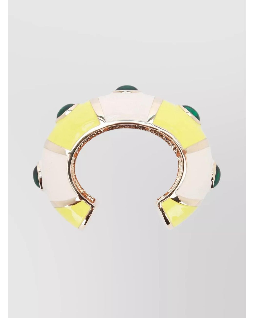 Jacquemus Metallic Striped Bracelet