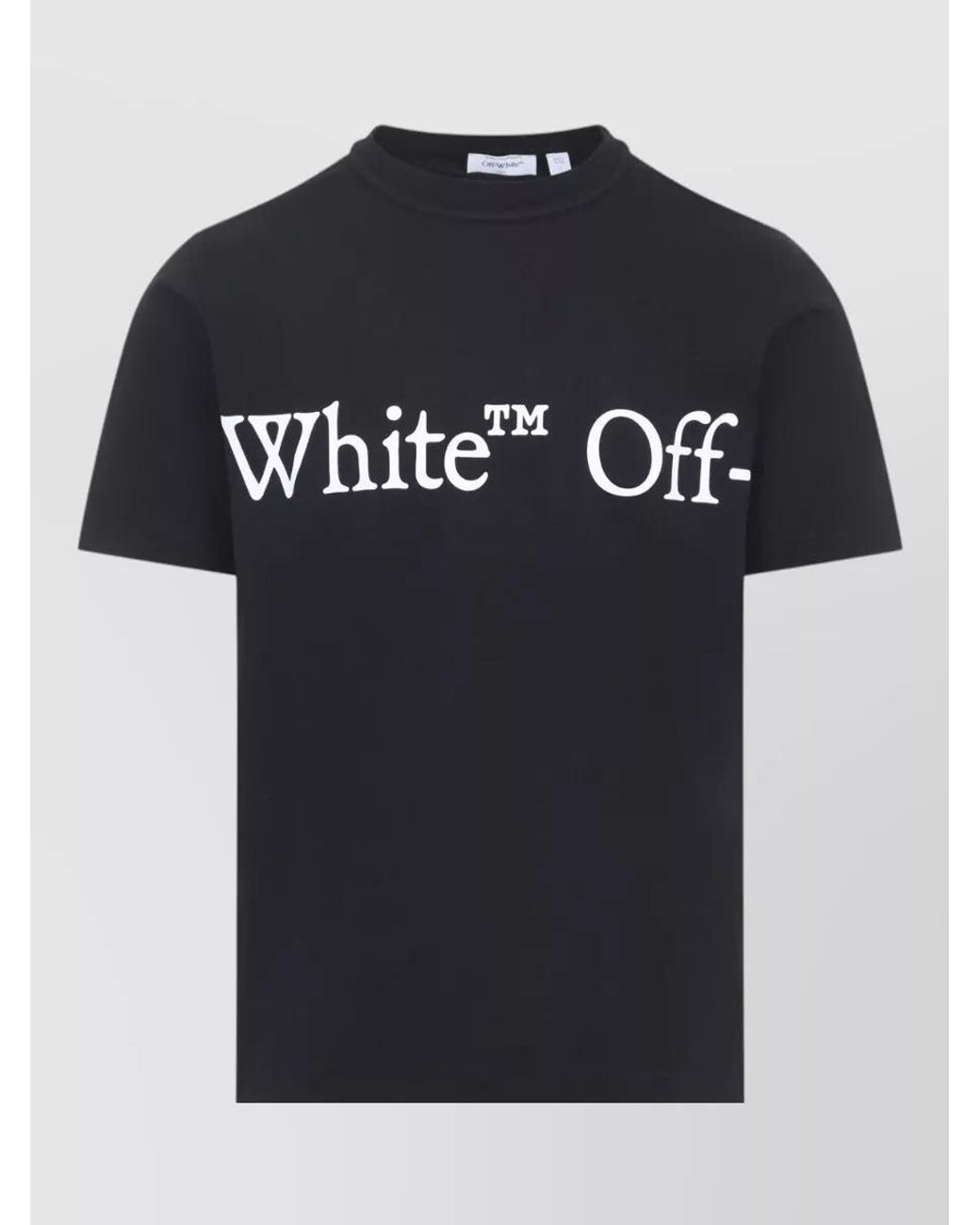 Off-White c/o Virgil Abloh Black Printed Regular-Fit Short-Sleeve T-Shirt for men