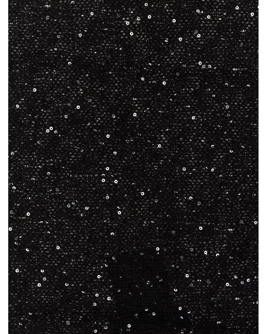 Nude Black Sequin Scarf