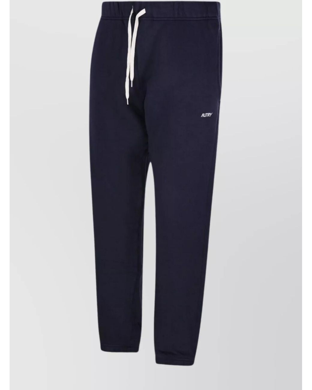 Autry Blue Cotton Straight-Leg Track Pants for men