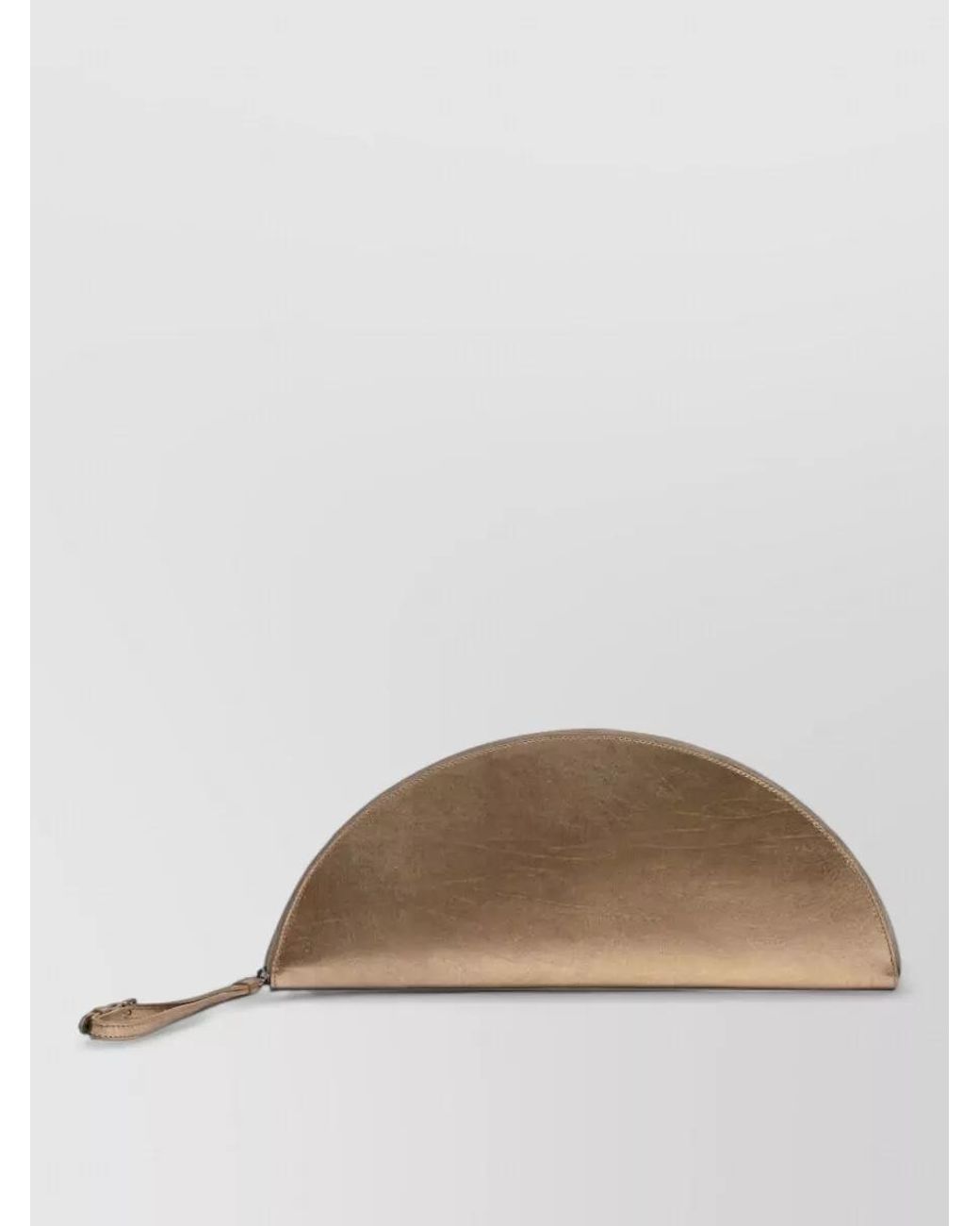 Maison Margiela Brown Mini Leather Clutch Bag
