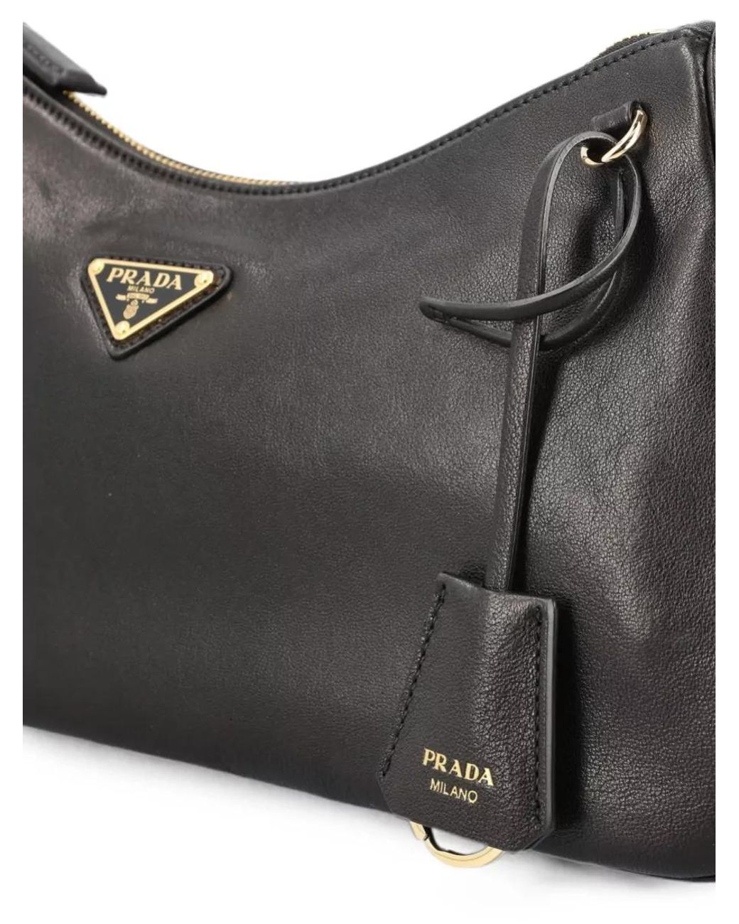 Prada Black Na Nappa Leather Shoulder Bag