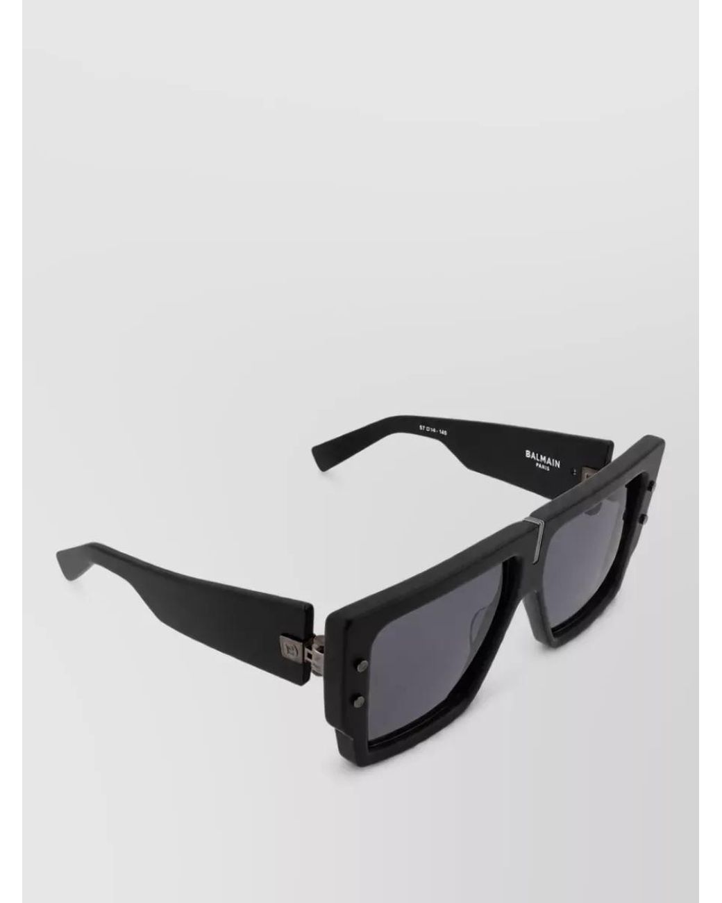 Balmain Black Acetate Sunglasses