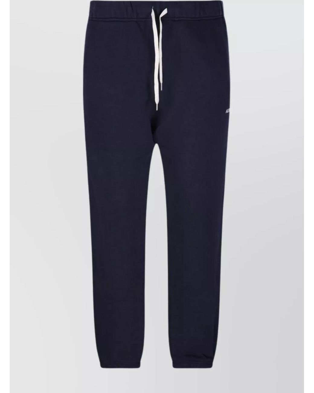 Autry Blue Cotton Straight-Leg Track Pants for men