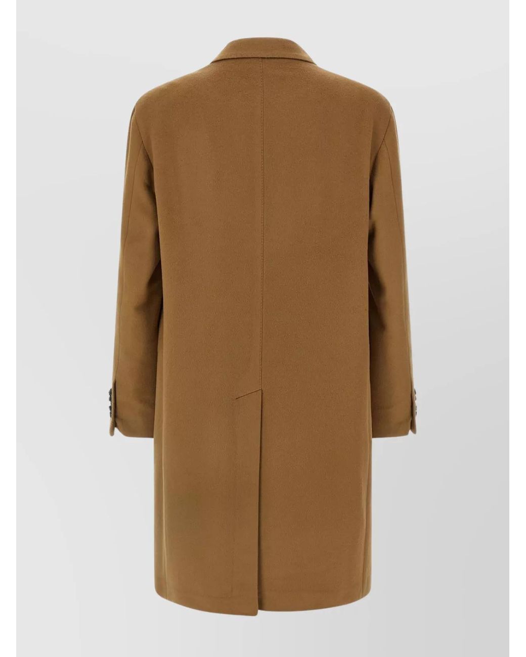 Tagliatore Natural Virgin Wool Double-Breasted Coat for men