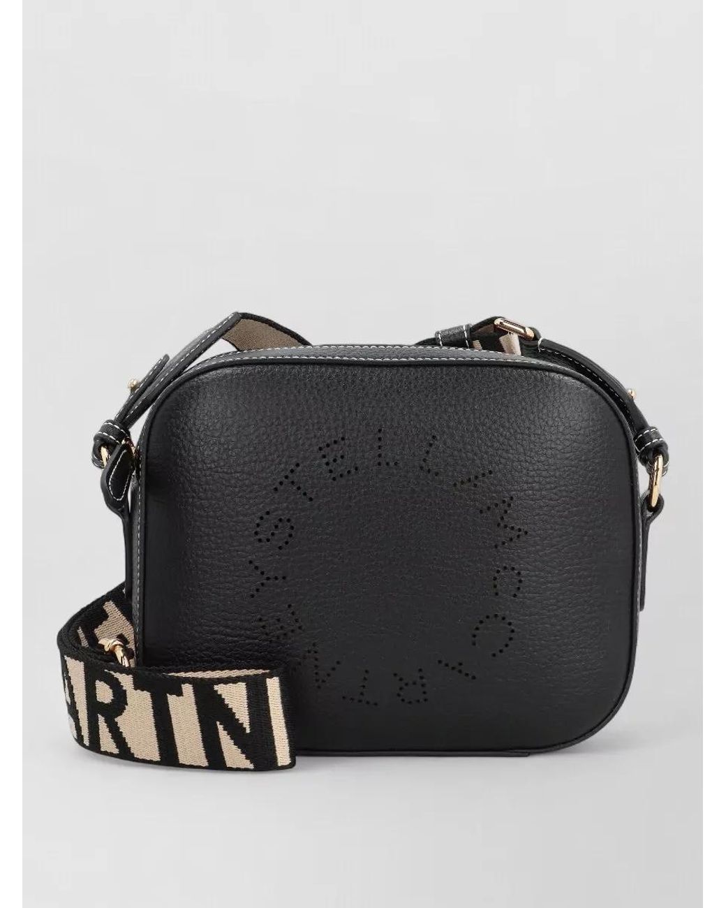 Stella McCartney Black Logo Camera Bag for men