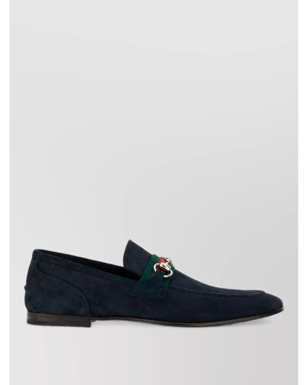 Gucci Blue Suede Leather Monk Shoes for men