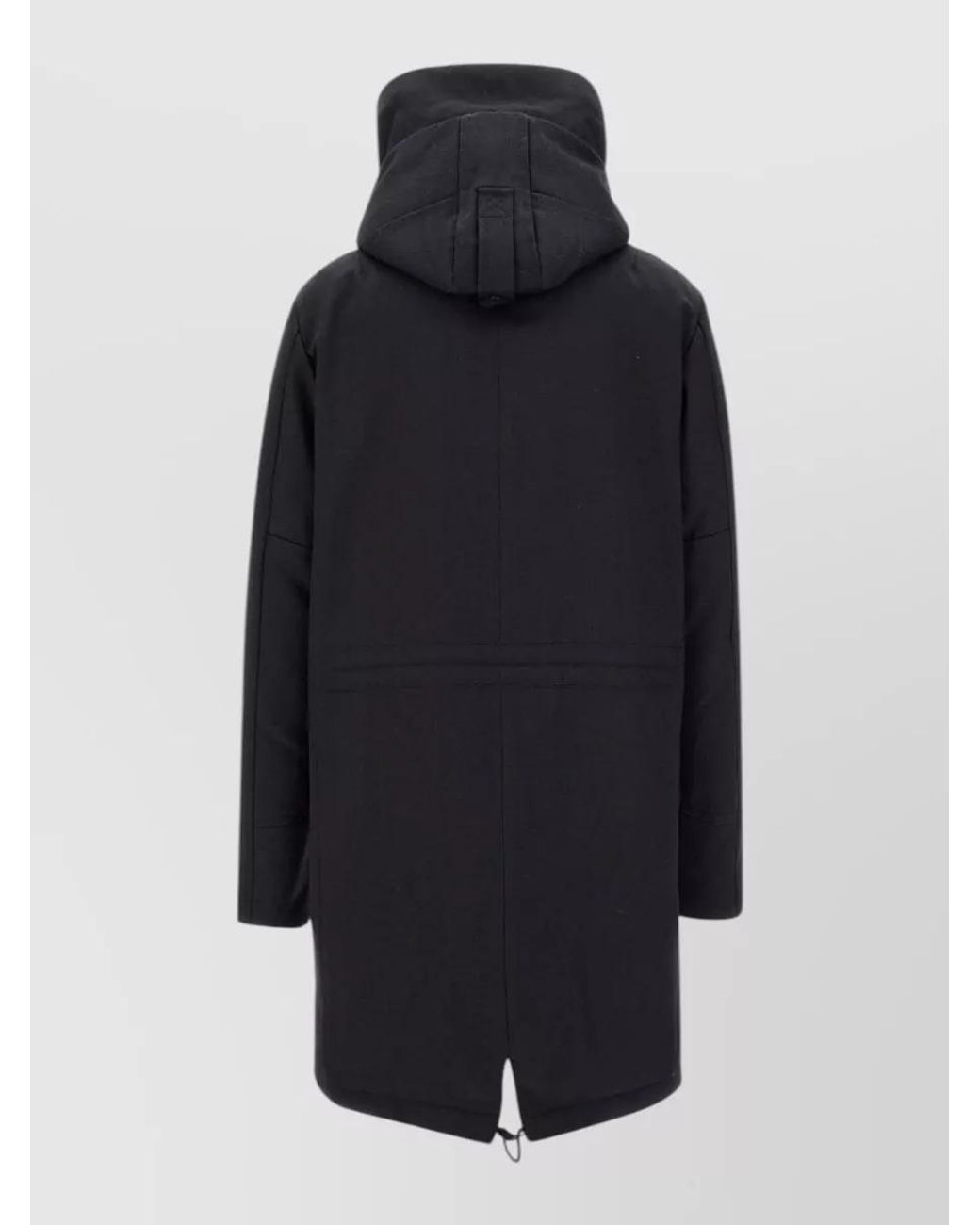 Peuterey Blue Wool Hooded Jacket for men