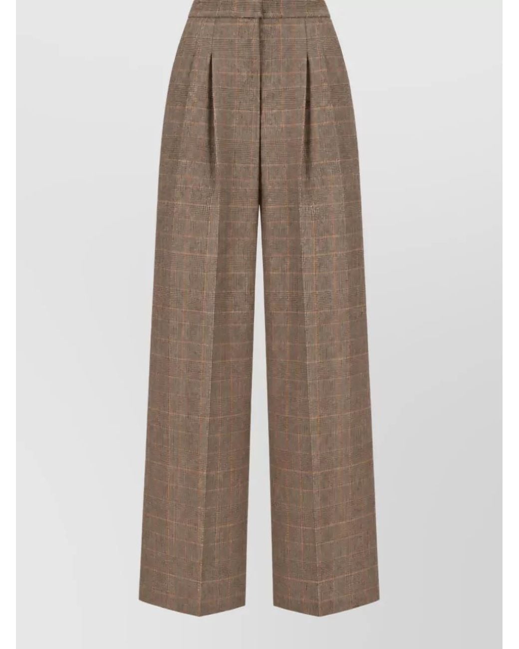 PT Torino Brown Tailored Trousers