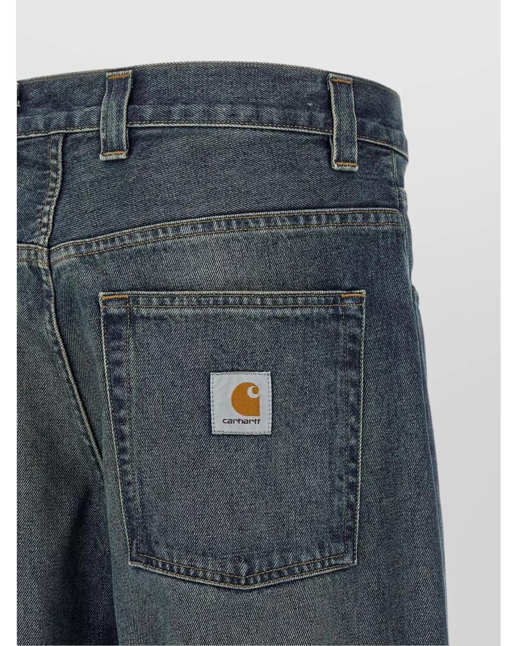 Carhartt Blue 'Brandon' Trousers Featuring Belt Loops for men