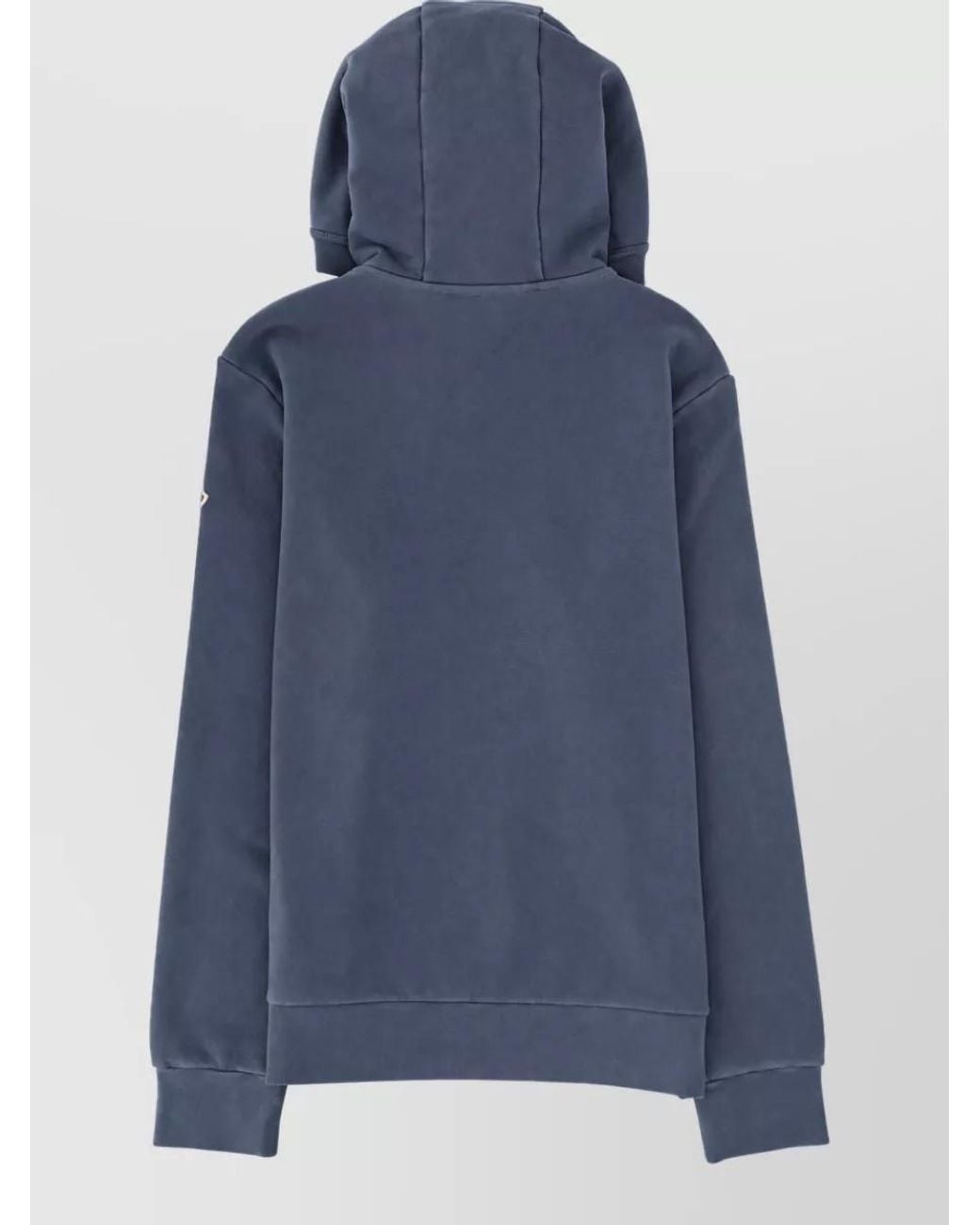 Moncler Blue Logo Hoodie for men