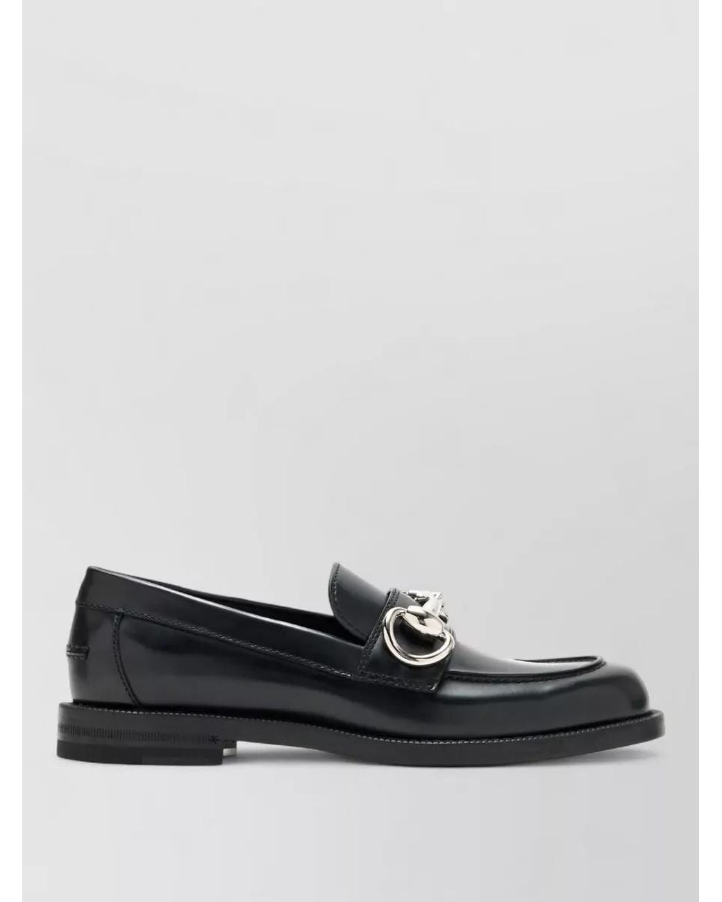 Gucci Black Leather Loafers
