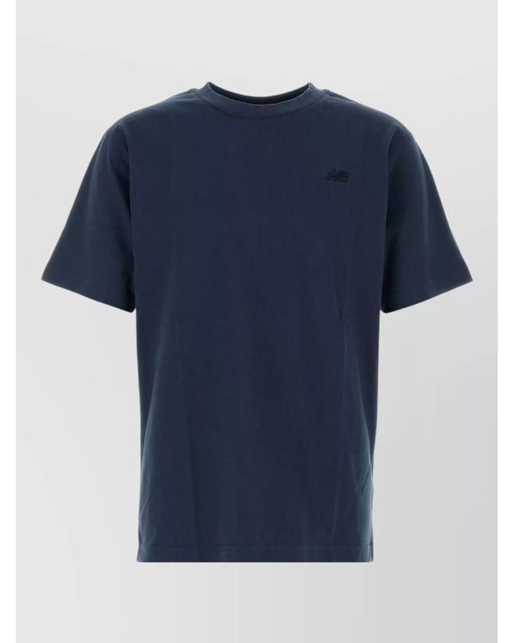 New Balance Blue Cotton T-Shirt for men