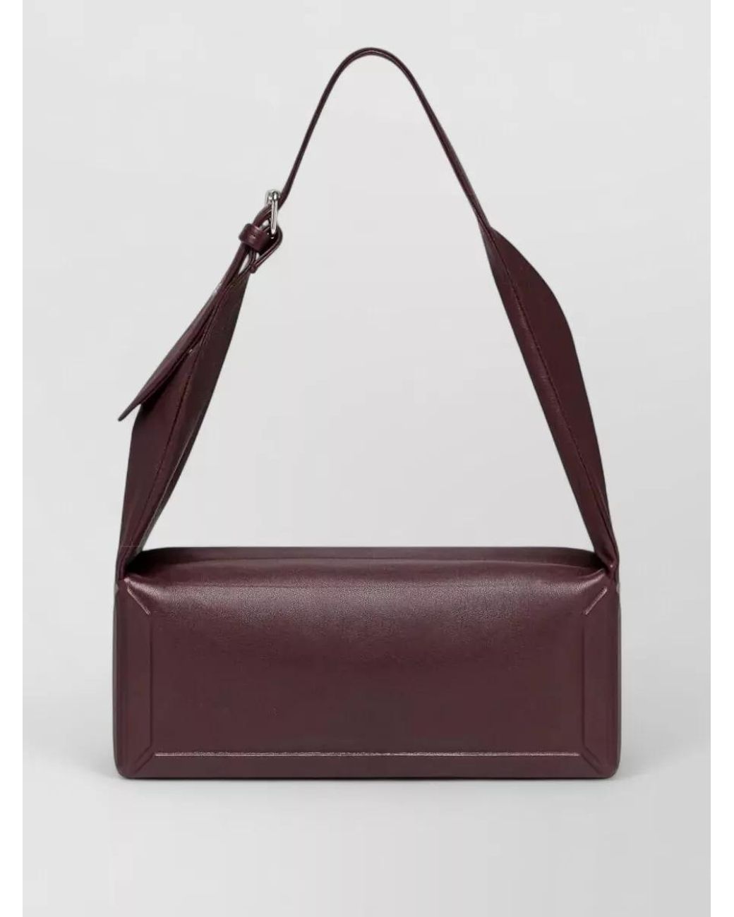Maison Margiela Purple Medium Leather Shoulder Bag